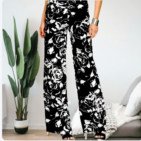 Ralph Lauren Pants - Ralph Lauren palazzo wide leg Floral pants SZ 10